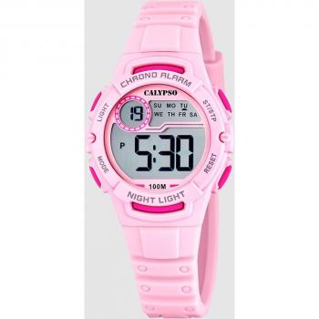 Reloj infantil Calypso Junior Collection K5852/1 Rosa Unisex de caucho