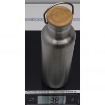 Tatonka 750ml Insulated Stainless Steel Thermos Bottle with Bamboo Lid