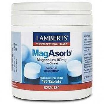 Lamberts MagAsorb 150 mg - 180 Tabletas