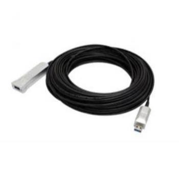 Cable Extensor USB 3.2 Gen 1 (3.1 Gen 1) Tipo A Macho a Hembra de 20 Metros - Color Negro