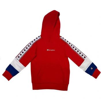 Sudadera Champion Hooded Sweatshirt Infantil Roja