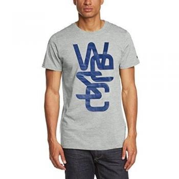 WESC T-Shirt Overlay - Camiseta / Camisa deportivas para hombre, color gris, talla M
