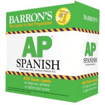 Barron's AP Spanish Flash Cards, 2nd Edition