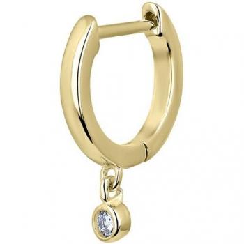 Piercing aro Earcandy Monique de Plata 925 bañado en oro amarillo 18k