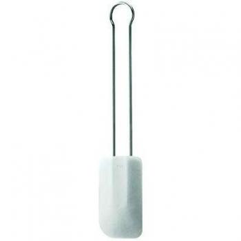 ROSLE 12455 Stainless Steel & Silicone Flexible Spatula, Silicone, White