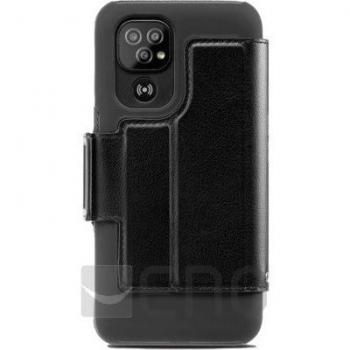Funda Wallet Case Original para BlackBerry 8100 con Tarjetero y 2 Lengüetas magnéticas - Negro