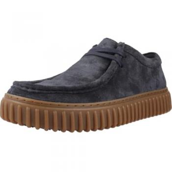 Clarks Suede Laced Shoes for Men, Blue, Size 7 US (6 UK), Autumn/Winter Collection