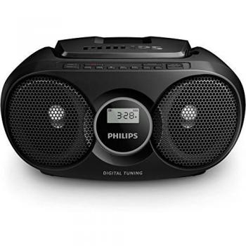 Philips Reproductor de CD Portátil / Radio FM, Refuerzo Dinámico de Graves, Entrada de Audio / Radio CD Philips AZ215S/12