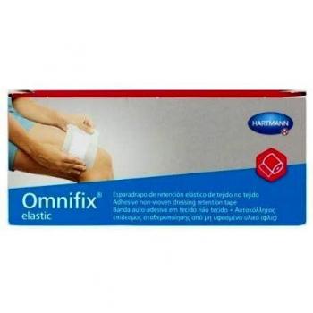 Omnifix Elastic Adhesive Tape 10 cm x 5 m - Skin-Friendly for Complete Wound Coverage and Securing Dressings