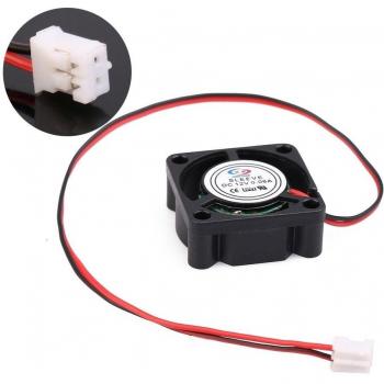suplong Mini ventilador de refrigeración 12 V 2Pin 25 mm 2510S 25 x 25 x 10 mm sin escobillas DC ventilador