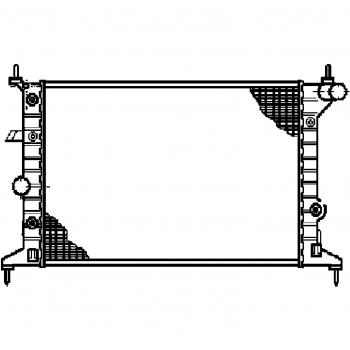Radiador de motor HELLA 8MK 376 720-401 para refrigeración del motor