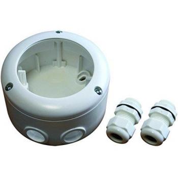 BEG 92375 IP65 Surface Mount Box for PD4-M, White Motion Sensor Accessory