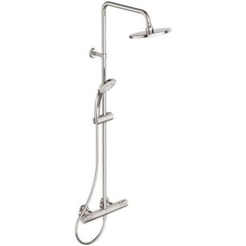 Sistema de Ducha Ideal Standard Ceratherm T25 con Termostato, Ducha Principal y Ducha de Mano, Acabado Cromo