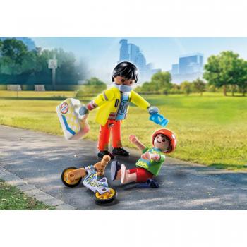 Playmobil City Life 70049 Ambulancia con Luces y Sonido