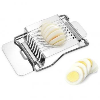 Decdeal - Cortador para Huevos de Acero Inoxidable