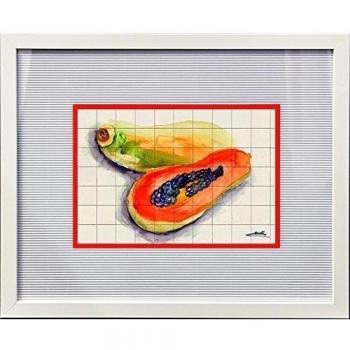 Dósfer 61952 - Cuadro decorativo, Frutas de cocina, 45 x 37 cm
