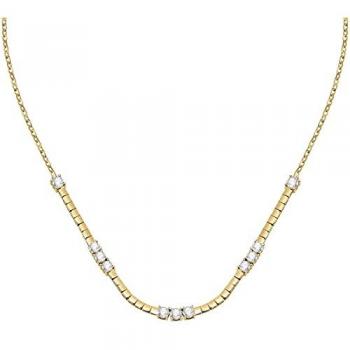 Collar de Latón para Mujer Morellato SCINTILLE con Circonitas Doradas - SAQF02