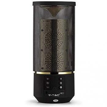 Altavoz Portátil Bluetooth TWS con Batería de 1200mAh y Luces LED VT-6211 V-Tac