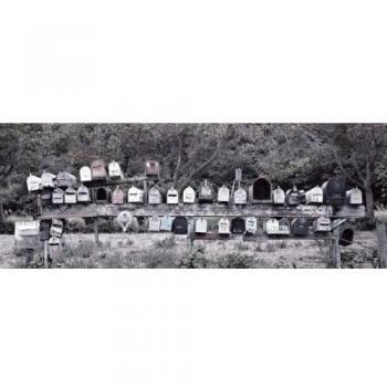 Eurographics Deco Metal Black & White - Cuadro de metal, diseño You've Got Mail, 30 x 80 cm