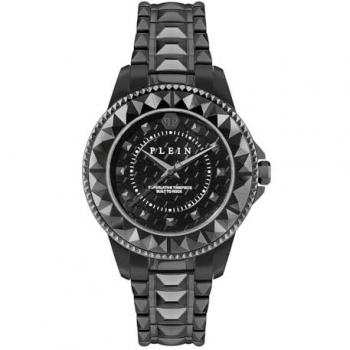 Philipp Plein Rock Couture Women's Watch 38mm Black Stainless Steel 5ATM