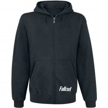 Fallout Nuka Cola Sudadera capucha con cremallera Negro