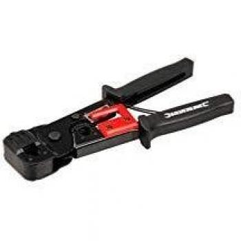 Pinza de Crimpado para Cables de Telefonía Silverline 205 mm