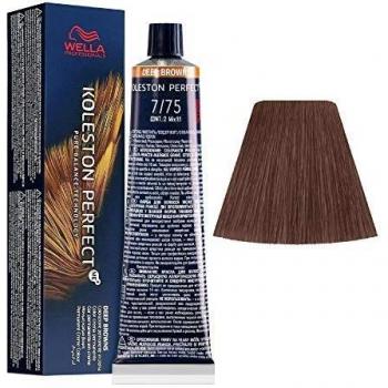 Wella Koleston Perfect Me+ Deep Browns 7/75 Permanent Hair Color - Medium Ash Mahogany 60ml