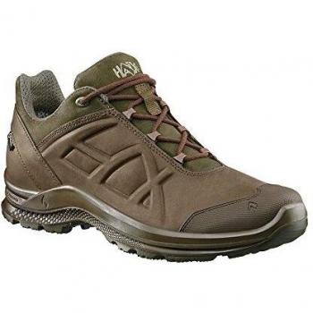 Zapatos de trekking Haix Black Eagle Nature GTX bajos, ligeros y transpirables, talla UK 10.5 / EU 45.5, color marrón/piel oliva