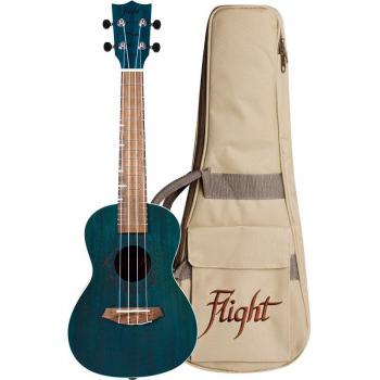 Flight DUC380 Topaz Concert Ukulele with Gig Bag