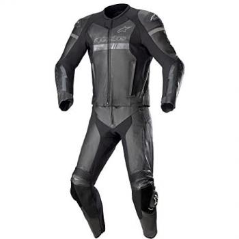 Alpinestars GP Force Chaser Traje de cuero de motocicleta de dos piezas color negro (58)