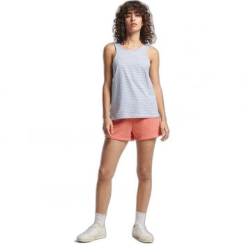 Camiseta Sin Mangas de Algodón Orgánico para Mujer Superdry Vintage Logo Rayas