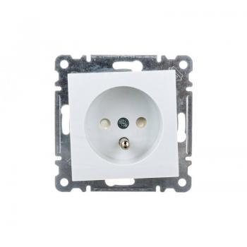 Enchufe francés blanco polar Hager Lumina Intense WL1040