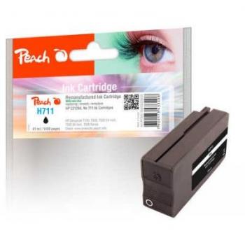 Cartucho de tinta negro compatible con HP No. 711 BK, CZ129AE