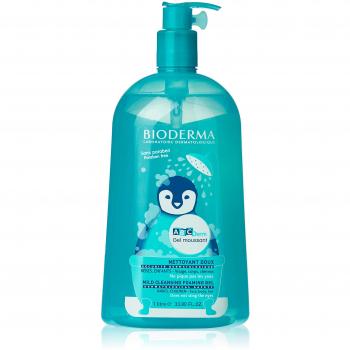 Bioderma Abcderm Moussant Gel Nettoyant Doux Bébés, Enfants - 1000 ml
