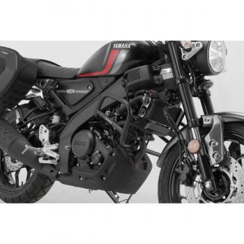 Lote de 2 protectores de motor SW-Motech negros para Yamaha MT-125 (2020-) / XSR125 (2021-)