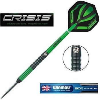 WINMAU Crisis Onyx Grip - Dardos Unisex para Adulto, Multicolor