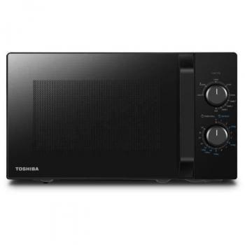 Microondas con Grill Toshiba MW2-MG20P 800W 20L Negro, 1000W Grill, Función de Cocción Combinada, 9 Niveles de Potencia, Dégustación Fácil