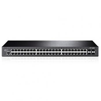 TP-LINK T2600G-52TS JetStream Managed Switch with 48 Gigabit Ports and 4 SFP Slots, Supporting IPv6, L2/L3/L4 QoS, IGMP Snooping V1/V2/V3