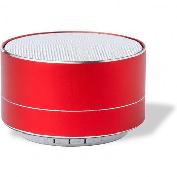 Altavoz Bluetooth DAM 3W Color Rojo con Batería de 450 mAh (6,9x4,3x6,9 cm)