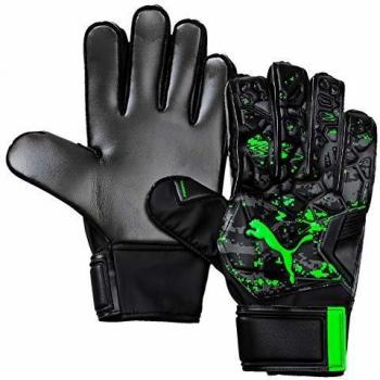 Puma Future Grip 19.4 Guantes De Portero, Hombre, Black/Charcoal Gray/Green Gecko, 4