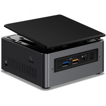 Intel NUC NUC7i3BNHXF 2.4GHz i3-7100U Nettop Negro, Gris Mini PC - Ordenador de sobremesa