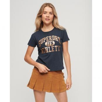 Superdry Camiseta Manga Corta Cuello Redondo Ancho College Scripted Graphic
