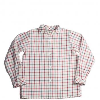 CAROLO BABY Camisa Niño Tirilla CaroloBaby, Cuadro Bicolor