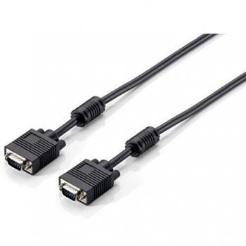 Cable de Conexión VGA 1 metro VGA (D-Sub) Color Negro - Alta Calidad