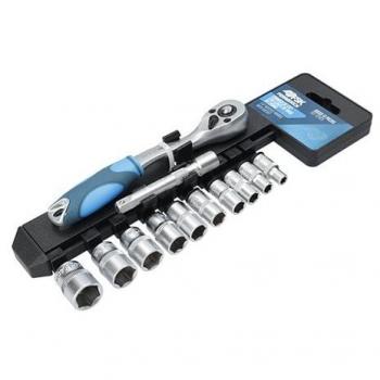 Kit de Herramientas Ferrestock con Juego de Carraca de 1/4 y 72 Dientes
