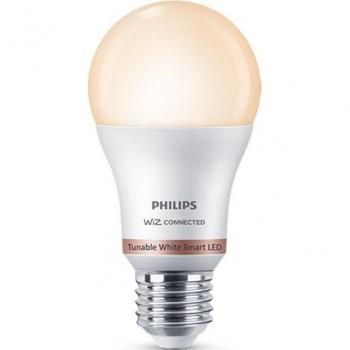 Bombilla LED Inteligente Philips E27 8W Regulable WiFi Luz Blanca Cálida y Fría con tecnología SpaceSense