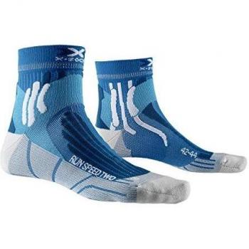 X-Socks Run Speed Two Calcetín Térmico, Hombre, Azul, 39-41