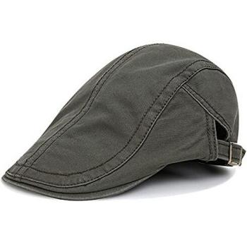 KeepSa Algodón Ajustable Boinas Hombre Gorras Plana Vintage Sombreros Verano Transpirable Gorras Planas Gorras Trucker 56-59CM