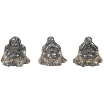 Buda 3 Diferentes Signes Grimalt - Incluye 3 Unidades Figuras Budas Colección Oriental Decor and Go