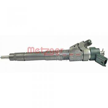 Inyector Common Rail METZGER 0870144 para Fiat Ducato Daily con anillo de sellado y codificación OBD